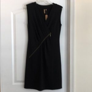 Felder Zipper Detail Ponte Dress